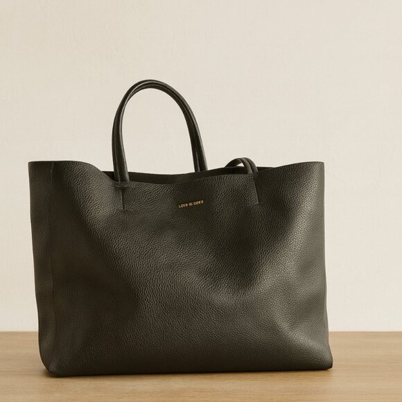 Love & Lore Vegan Leather Tote Bag - Picture 1 of 3